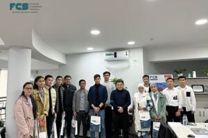 Students of Westminster International University in Tashkent (WIUT) visiting FCS